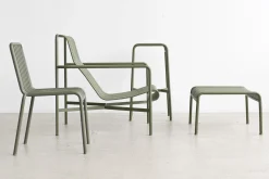 Hay Lounge Sessel Palissade Metall Grun / Mit Hoher Ruckenlehne - R & E Bouroullec - Olivgrun Flash Sale