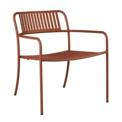 Tolix Lounge Sessel Patio Lames Metall Rot Orange / Latten - Edelstahl - Tawny Rust Clearance