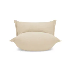 Fatboy Lounge Sessel The Bonbaron Textil Weis Beige / Stoff Sherpa (Webpelz) - Verstellbare Ruckenlehne - Naturfarben Cheap