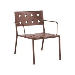 Hay Lounge-Sessel Stapelbar Balcony Metall Rot / Stahl - Oxidrot Cheap