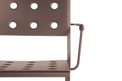 Hay Lounge-Sessel Stapelbar Balcony Metall Rot / Stahl - Oxidrot Cheap