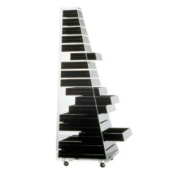 Cappellini Möbel Mit Schubladen Pyramid Plastikmaterial Schwarz / Shiro Kuramata, 1968 - 70 X 60 X H 183 Cm - Schwarz - Transparent Best Sale