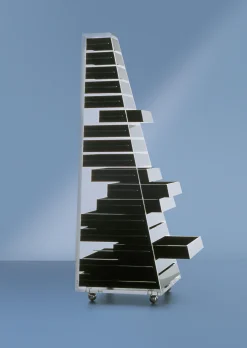 Cappellini Möbel Mit Schubladen Pyramid Plastikmaterial Schwarz / Shiro Kuramata, 1968 - 70 X 60 X H 183 Cm - Schwarz - Transparent Best Sale
