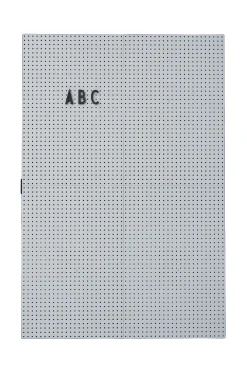 Design Letters Memo Board A3 Plastikmaterial Grau / L 30 Cm X H 42 Cm - Hellgrau Cheap