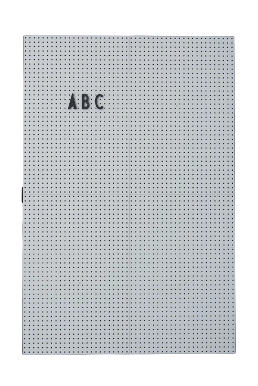 Design Letters Memo Board A3 Plastikmaterial Grau / L 30 Cm X H 42 Cm - Hellgrau Cheap