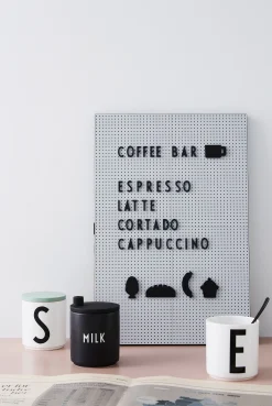 Design Letters Memo Board A3 Plastikmaterial Grau / L 30 Cm X H 42 Cm - Hellgrau Cheap