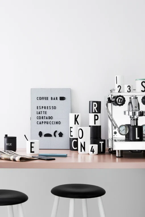 Design Letters Memo Board A3 Plastikmaterial Grau / L 30 Cm X H 42 Cm - Hellgrau Cheap