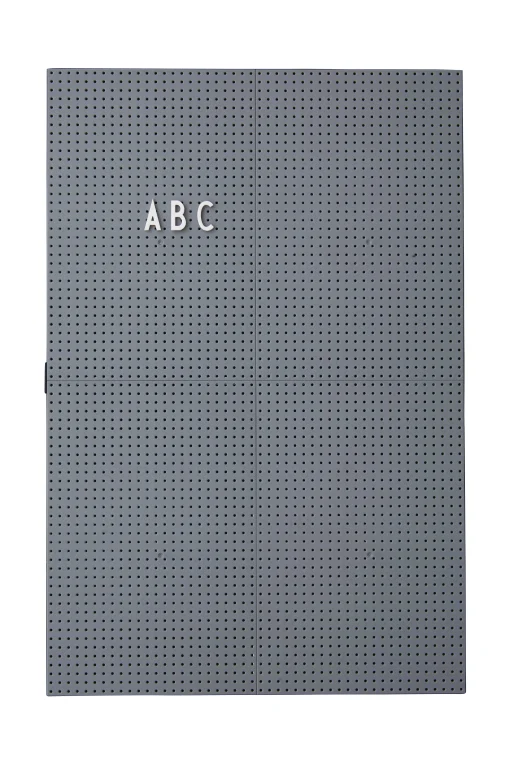 Design Letters Memo Board A3 Plastikmaterial Grau / L 30 Cm X H 42 Cm - Dunkelgrau Discount