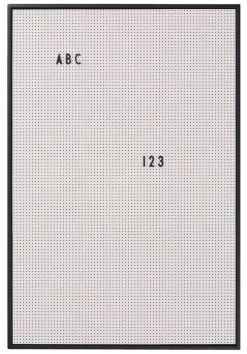 Design Letters Memo Board A2 Plastikmaterial/ L 42 Cm X H 59 Cm - Grau Sale