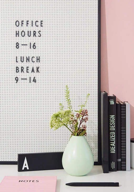 Design Letters Memo Board A2 Plastikmaterial/ L 42 Cm X H 59 Cm - Grau Sale