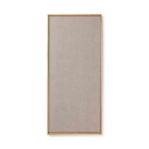Ferm Living Memo Board Scenery Holz Natur / & Kork Mit Stoff Bezogen - Beige - Eiche Natur Flash Sale
