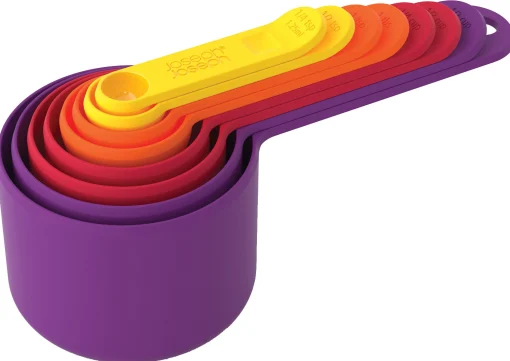 Joseph Joseph Messloffel Nest Measure Plastikmaterial / Set Aus 8 Stapelbaren Messbechern - Bunt Hot
