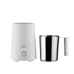 Alessi Milchaufschaumer Plisse Plastikmaterial/ Wiederaufladbar - Weis Shop