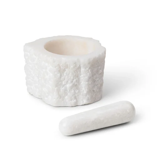 Ferm Living Morser Und Stosel Petra Stein/ Quarz - Handgefertigt - Weis Discount