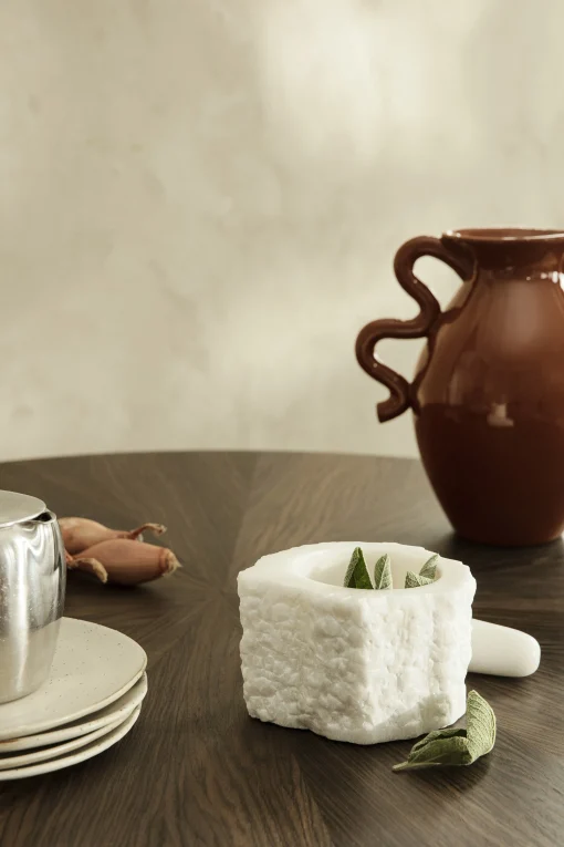 Ferm Living Morser Und Stosel Petra Stein/ Quarz - Handgefertigt - Weis Discount