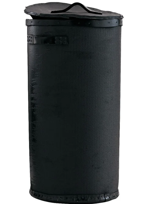 Opinion Ciatti Mulleimer  Plastikmaterial / Korb Aus Gummimaterial - O 32 Cm X H 60 Cm - Schwarz Clearance