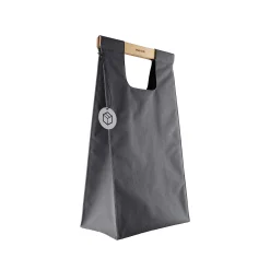 Eva Solo Mulltrennsack  Textil Grau / 28 L -  Nylon & Holz - Buche - Grau Flash Sale