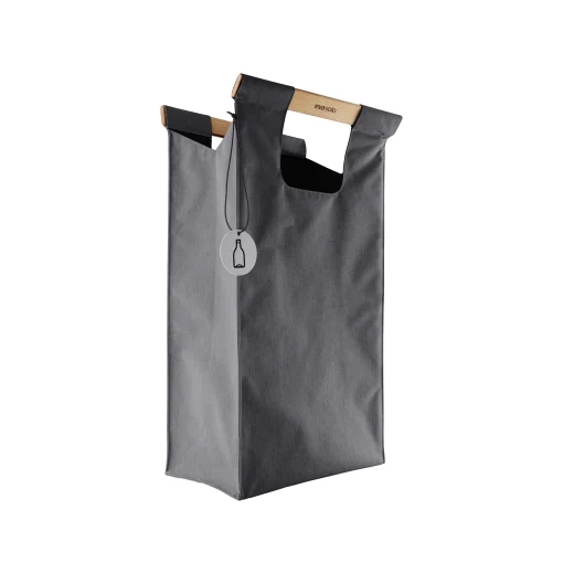 Eva Solo Mulltrennsack  Textil Grau / 28 L -  Nylon & Holz - Buche - Grau Flash Sale