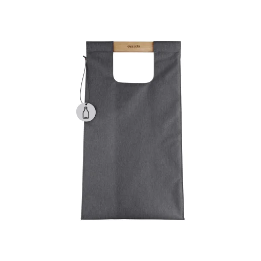Eva Solo Mulltrennsack  Textil Grau / 28 L -  Nylon & Holz - Buche - Grau Flash Sale