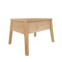 Ethnicraft Nachttisch Air Holz Natur / Massiv - 1 Schublade - Eiche Natur Hot