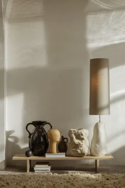 Ferm Living Niedrige Konsole Kona Holz Natur / L 140 X H 20 Cm - Eiche Hell Shop