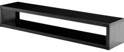 Zeus Niedrige Konsole Low Rack Metall - Schwarz Shop