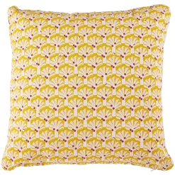 Fermob Outdoor-Kissen Envie D'Ailleurs - Cocotiers Textil Gelb / 70 X 70 Cm - Honig Cheap