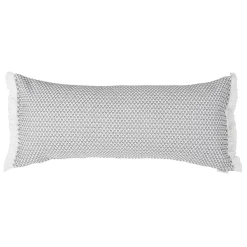 Fermob Outdoor-Kissen Evasion Textil Grau Schwarz / 35 X 70 Cm - Karbon - Weis Cheap