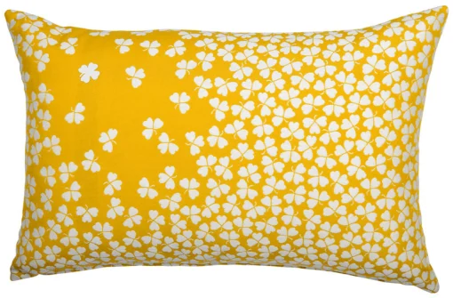 Fermob Outdoor-Kissen Trefle Textil Gelb / 68 X 44 Cm - Honig Clearance