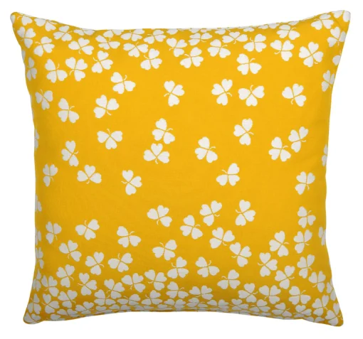 Fermob Outdoor-Kissen Trefle Textil Gelb / 44 X 44 Cm - Honig Best Sale