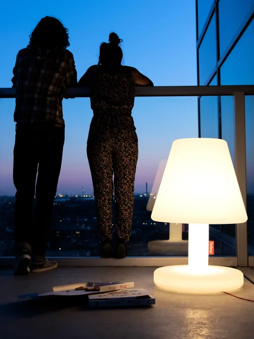 Fatboy Outdoorlampe Edison The Grand Bluetooth Plastikmaterial / H 90 Cm - Led - Weis Outlet