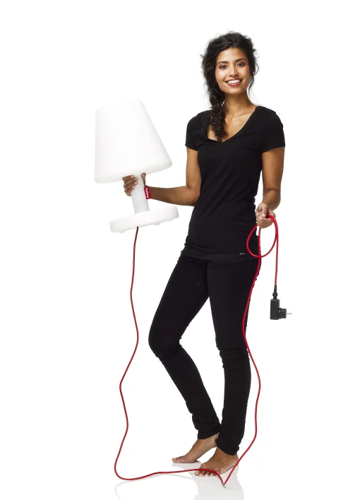 Fatboy Outdoorlampe Edison The Medium Bluetooth Plastikmaterial / H 51 Cm - Led - Weis Fashion