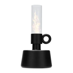 Fatboy Outdoor-Ollampe Flamtastique Metall Plastikmaterial Schwarz / Outdoor - O 58 X H 115 Cm - Anthrazit Discount