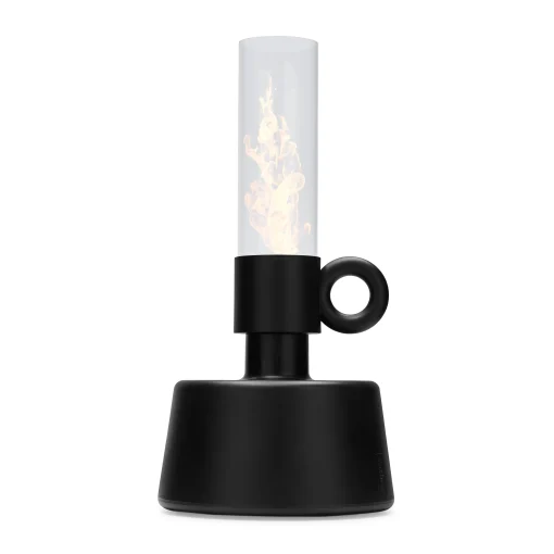 Fatboy Outdoor-Ollampe Flamtastique Metall Plastikmaterial Schwarz / Outdoor - O 58 X H 115 Cm - Anthrazit Discount
