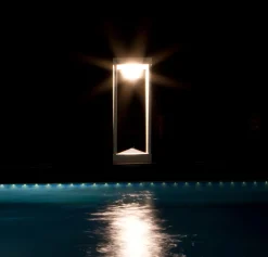 Maiori Outdoor-Solarlampe La Lampe Parc S Metall Glasled / Kabellos - H 30 Cm - Kohle Sale