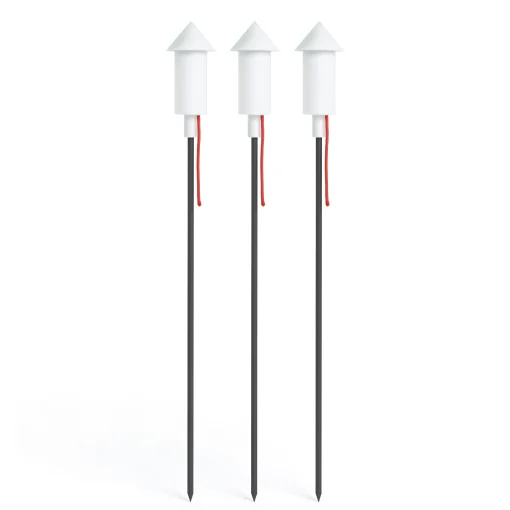 Fatboy Outdoor-Solarlampe Pret A Racket Plastikmaterial/ Set Aus 3 Led-Leuchten In Raketenform, Die In Den Boden Gesteckt Werden - Weis Clearance