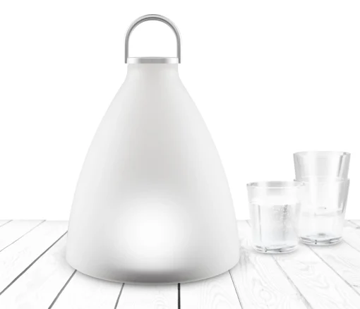 Eva Solo Outdoor-Solarlampe Sunlight Bell Large Glas Weis / Led - Glas - H 30 Cm - Aluminium - Weis Store
