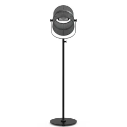 Maiori Outdoor-Solarstehleuchte La Lampe Paris Led Metall Textil Schwarz / Kabellos - Kohle Discount
