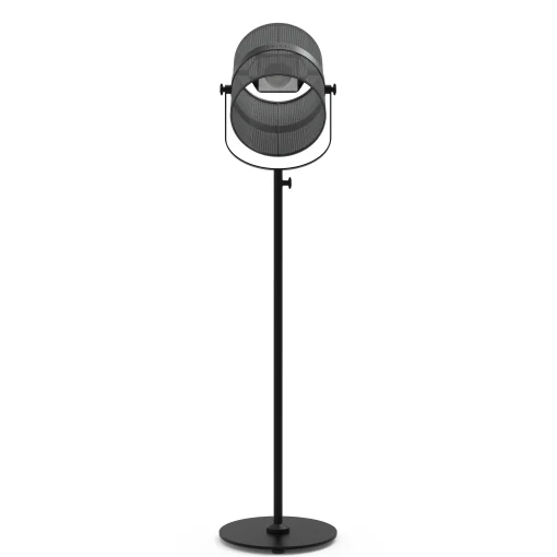 Maiori Outdoor-Solarstehleuchte La Lampe Paris Led Metall Textil Schwarz / Kabellos - Kohle Discount