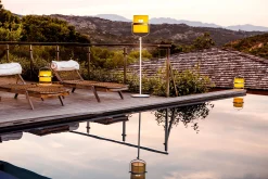Maiori Outdoor-Solarstehleuchte La Lampe Paris Led Metall Textil Schwarz / Kabellos - Kohle Discount