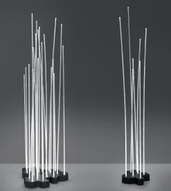Artemide Outdoor-Stehleuchte Reeds Led Outdoor Metall Plastikmaterial Weis / 7 Leuchtstabe - Anthrazit - Weis Hot