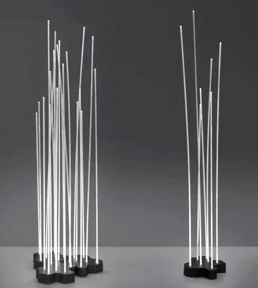 Artemide Outdoor-Stehleuchte Reeds Led Outdoor Metall Plastikmaterial Weis / 7 Leuchtstabe - Anthrazit - Weis Hot