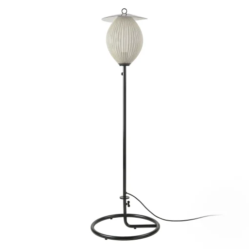 Gubi Outdoor-Stehleuchte Satellite Outdoor Metall Weis Beige Metall / Neuauflage 1953 - Creme - Schwarz Best Sale