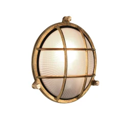 Astro Lighting Outdoor-Wandleuchte Thurso Round Gold Metall / Deckenleuchte - Messing Online