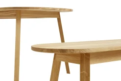 Hay Ovaler Tisch Triangle Holz Beige / 250 X 85 Cm - Eiche Shop