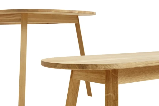 Hay Ovaler Tisch Triangle Holz Beige / 250 X 85 Cm - Eiche Shop