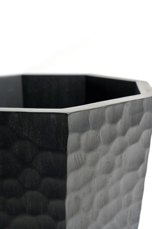 Ethnicraft Papierkorb Chopped Holz / Mahagoni - O 28 X H 35 Cm - Schwarz Store