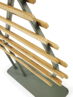 Ethimo Paravent Clostra Holz Natur / L 123 X H 175 Cm - Teak/ Natur - Warmes Grau Online