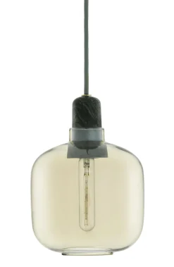 Normann Copenhagen Pendelleuchte Amp Small Glas Stein Gelb Braun / O 14 X H 17 Cm - Gold Flash Sale