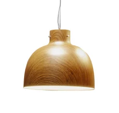 Kartell Pendelleuchte Bellissima Wood Plastikmaterial / O 50 Cm - Kunststoff In - Braun Discount